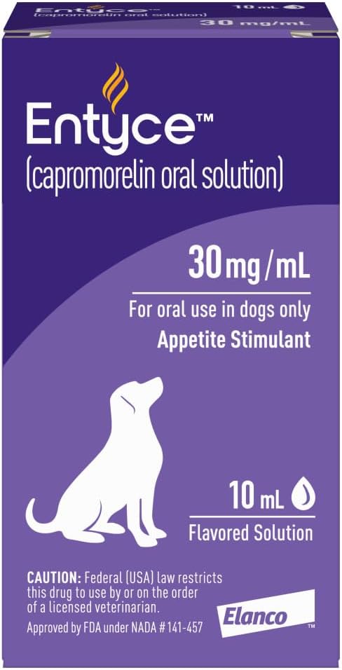 Entyce Dog Appetite Stimulant | Oral Solution for Dogs | 30mg/ml - 10 ml