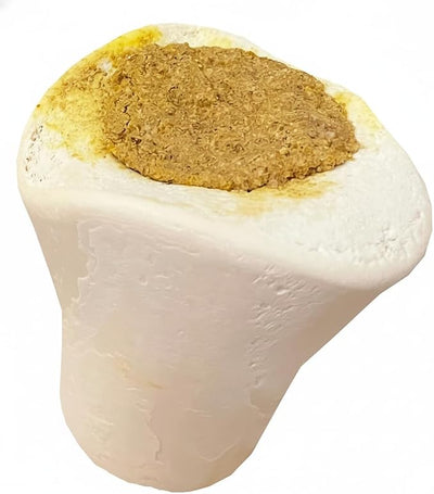 Scoochie Pet Products 961 3-4 in. Cheese Stuffed White Shin Bone