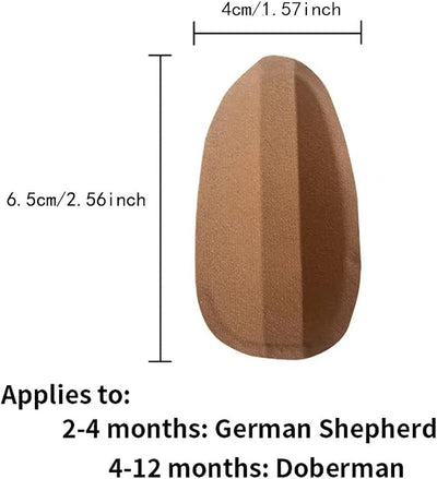 Dog Ear Stand Sticker Up Support Tool, Dog Ear Fixed Correction Vertical Holder for Doberman. (2.56 * 1.57)