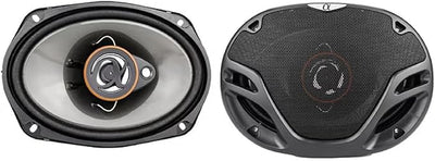 Alphasonik AS2629P Loudspeakers Pair of 6.5" 350W Max 3-Way Speakers Plus 6X9 500W Max 3-Way Car Audio Coaxial Speakers 4 Ohms Premium Quality Audio Door Speakers for Car or Truck Stereo Sound System