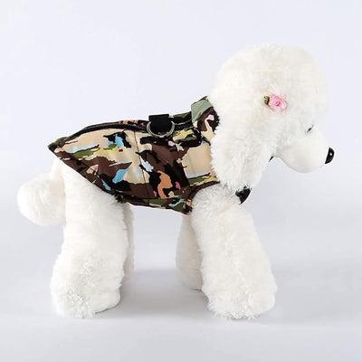 Winter Waterproof Windproof Dog Coat - Warm Jacket for Small & Medium Dogs - Camouflage-2 XX-Small