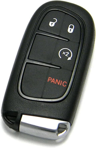 OEM Electronic 4-Button Smart Key Fob Remote Compatible with 2013-2018 RAM Truck (FCC ID: GQ4-54T, P/N: 56046956)