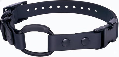 eCollar Replacement Strap Bungee Style - Waterproof Collar Compatible with Garmin, Dogtra, SportDOG, Educator (Black, 3/4")