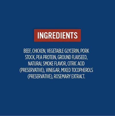 Blue Dog Bakery Protein Jerky Meat Sticks, Made w/USA Beef #1 Ingredient, Healthy Dog Treats, All Natural, 6 oz (Pack of 2)