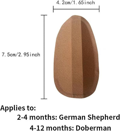 Dog Ear Stand Sticker Up Support Tool, Dog Ear Fixed Correction Vertical Holder for Doberman. (1.65 * 2.95)