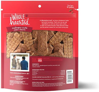 WholeHearted by Petco Culinary Cuts Beef Recipe Jerky Dog Treats 16 oz.