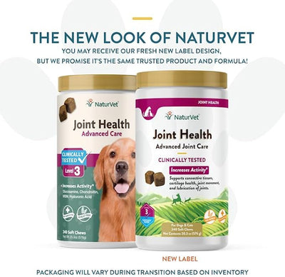 NaturVet Joint Health Level 3 Dog Soft Chew 15.2 oz. Count of 240