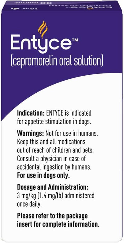 Entyce Dog Appetite Stimulant | Oral Solution for Dogs | 30mg/ml - 10 ml