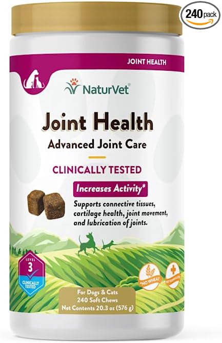 NaturVet Joint Health Level 3 Dog Soft Chew 15.2 oz. Count of 240
