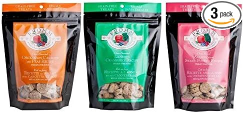 Fromm Grain-Free Dog Treats Variety Bundle: Chicken, Lamb & Cranberry
