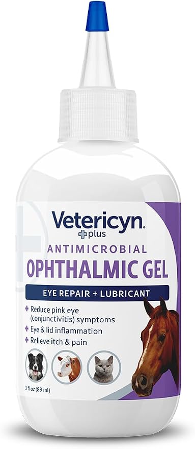Vetericyn Plus Dog and Cat Eye Care | Flush and Soothe Eye Irritations, Dog Tear Stain Cleaner, Safe for All Animals. (Eye Care Kit)