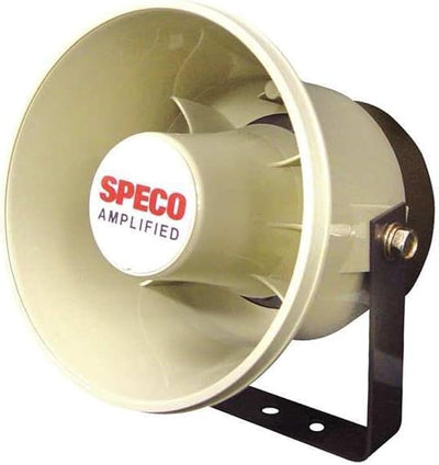 Speco Technologies PA Horn,Weatherproof,20W,6 in. ASPC20W - 1 Each