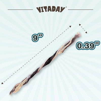 VITADAY 100% Fish Skin Dog Jerky Treats, Stick, 2.5 oz, 1-Pack | Natural dog jerky treats, rawhide alternative, 100% fish skin rich in collagen and omega-3, for all dogs, stick, 2.5 oz