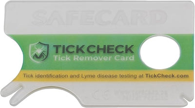 TickCheck Tick Remover Card - Wallet Sized Tick Removal Tool with Free Tick ID Card & Testing Information - for People, Dogs, Cats (2 Cards)