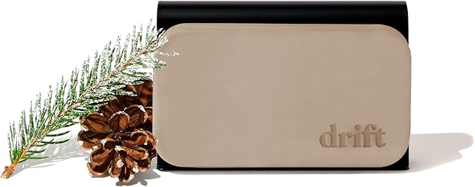 Drift Car Air Freshener - Stone Air Freshener Car Odor Eliminator - Long Lasting Scent - Auto Accessories - Metal Clip - Essential Oils - Clean Ingredients - Frosted Spruce Scent Starter Kit