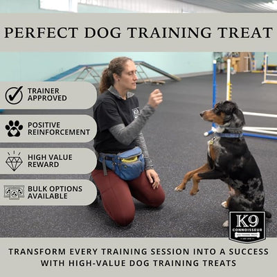 K9 Connoisseur Beef Lung Dog Training Treats All Natural & Lean, USA Made Single Ingredient, Bulk Dogs Treat, Grain Free, for All Breeds & Sizes - 8 oz