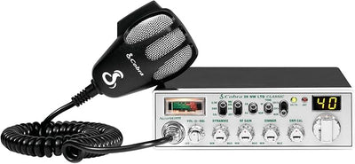 Cobra 29 NW AM/FM Classic Professional CB Radio - Easy to Operate Emergency Radio, Travel Essentials, Instant Channel 9/19, Full 40 Channels, SWR Calibration and NightWatch Illumination Display, Black