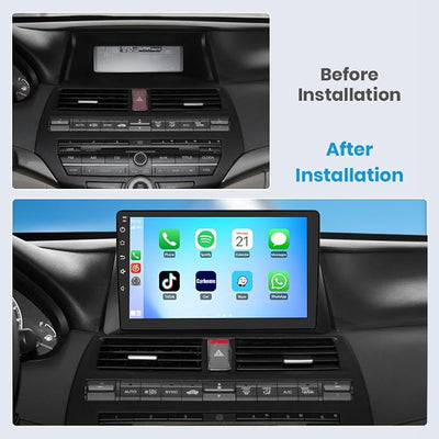 Junsun 5G WiFi 64GB ROM Car Radio Stereo for Honda Accord 2008 2009 2010 2011 2012 2013,Wireless CarPlay/Android Auto,GPS DSP RDS,Upgrade Bluetooth 5.0 Rearview AM/FM with Backup Camera