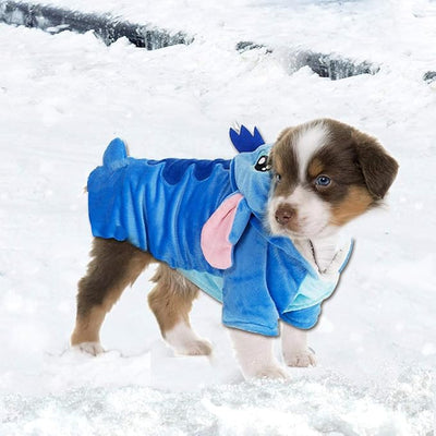 Dog Costume, Gimilife Dog Hoodie, Dogs Halloween Costume Pet Xmas Pajamas Outfit, Pet Coat Cartoon Costumes for Small Medium Large Dogs and Cats for Halloween Christmas and Winter- XL