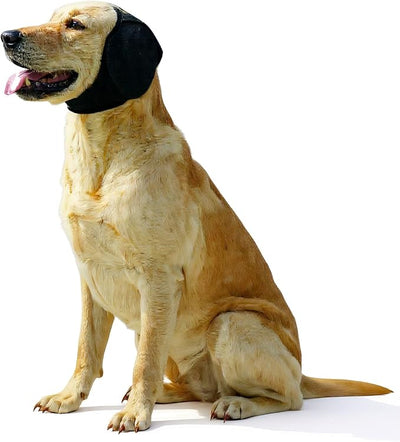 Dog Ear Muffs Noise Protection Doggie Hush Covers Cancelling Headphones,for Dogs Anxiety Bath Swimming (Grey, L)
