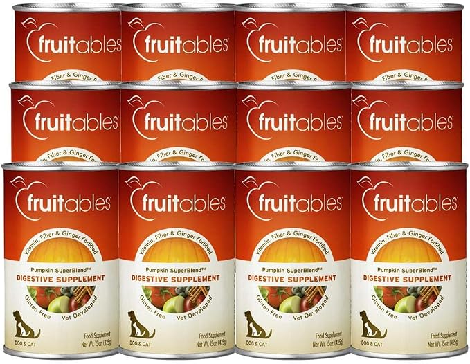 Fruitables Pumpkin Digestive Supplement 15oz (Pack of 12)