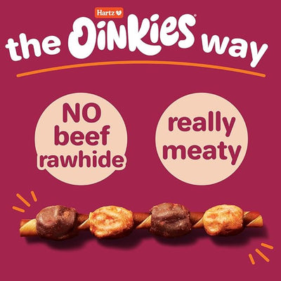 Oinkies Hearty Kabobs Rawhide‑Free Dog Treats, 36 Count