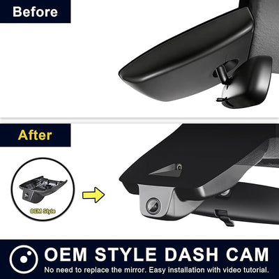 mangoal 4K Dash Cam Custom fit for Toyota Corolla & Hybrid 2020 2021 2022,LE XLE XSE SE,Corolla Hatchback 2019-2022 Gen12 E210 (Model B), Integrated OEM Look, App & WiFi, 64GB Card