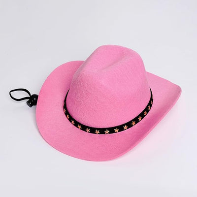 choyaxo Halloween Costumes for Dogs Cat Pet Cowboy Costume Cowboy Hat with Bandana Set for Halloween, Christmas, Holiday, Party, Cosplay (Pink, Large)
