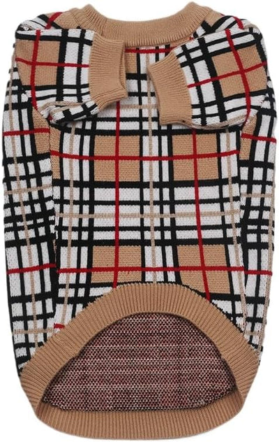 Everything Chic Luxury Dog Sweater – Soft Knit Designer Pet Outfit for Small Dogs & Puppies, XS–L, Stylish Warm Clothing for Yorkies, Chihuahuas, Dachshunds, Maltese, French Bulldog