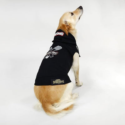 Snoop Doggie Doggs Deluxe Pet Hoodie, Mic Drop, Small
