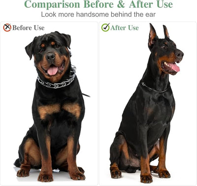 Milisten Dog Ear Stand Up Support Kit: Adjustable Dog Ear Posting Tool for Doberman, German Shepherd - Includes Stand Tool 2 Posts & Non-Marking Tape