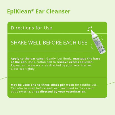 EpiKlean Ear Cleanser for Dogs and Cats, 8 oz