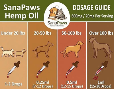 Calm USDA Certified Organic Pet Hemp Oil, 600mg Formula for Dogs & Cats, Premium Daily Wellness Support, 30ml Bottle (Presicion Dropper Included)