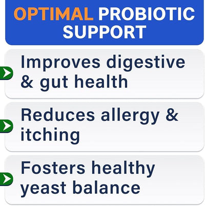 BARK&SPARK Dog Probiotics & Digestive Enzymes (Gut Health) Allergy & Itchy Skin - Pet Diarrhea Gas Treatment Upset Stomach Relief Pill, Digestion Health Prebiotic Supplement Tummy Treat (120Ct Bacon)