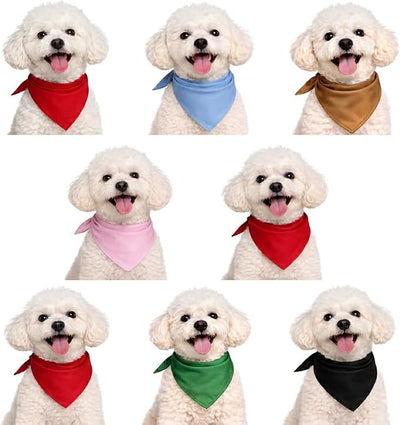 Petitebella Single Color Pet Bandana (Yellow, Large)