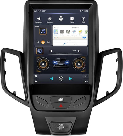 9.7 inch IPS Touchscreen Car Stereo, Android Auto Navigation, GPS Radio, Media Player for Ford Fiesta 2009-2020 (2+32g)