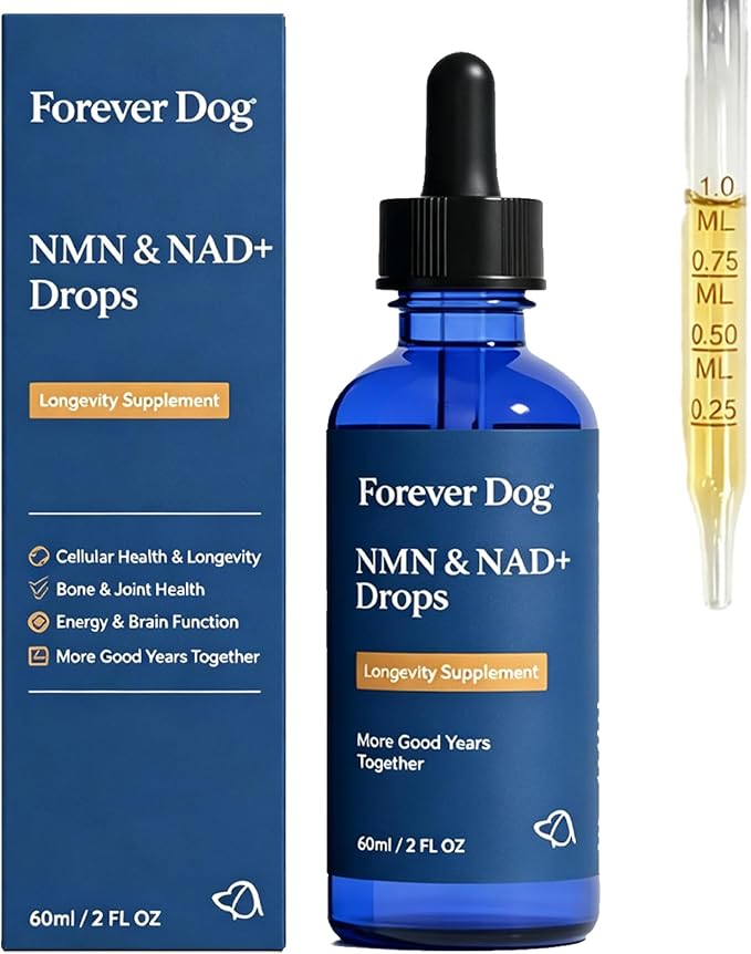 NAD+ Formula, Cognitive Supplement for Senior Dogs, Helps Support Memory, Presence & Awareness