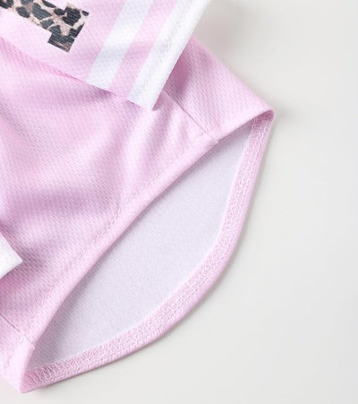 Pet Dog Jersey, Summer Cooling Mesh Fabric, Soccer Sportswear, Lightweight Football Casual Clothes for Small Dogs, Pink, X-Small