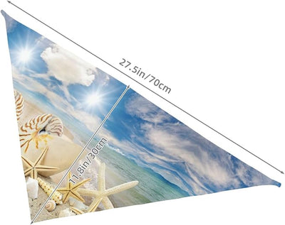 Sea Shells Star Fish Ocean Beach Tide Pool Dog Bandana Scarf Triangle Bibs Pet Accessories Cat Kerchief