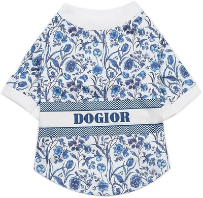 Luxury Designer Dog T Shirt – Trendy Puppy Clothes for Small Dogs, Fashion Pet Tee for French Bulldogs & Chihuahuas, Everything Chic Dog Apparel