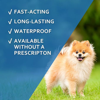 Sentry Fiproguard for Dogs, Flea and Tick Prevention for Dogs (45-88 Pounds), Includes 3 Month Supply of Topical Flea Treatments