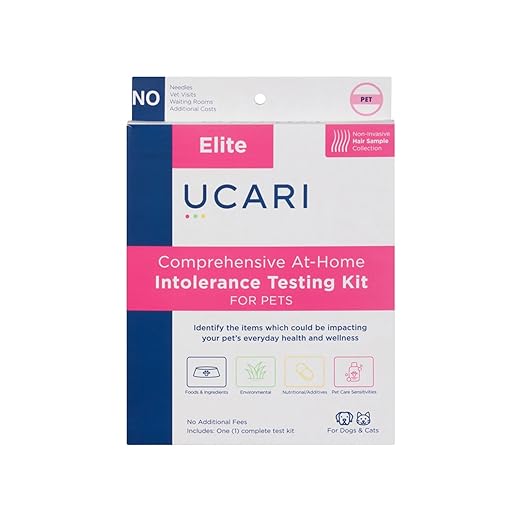 UCARI Pet Food & Ingredient Insight Kit + AI Ingredient Checker for Dogs & Cats | 1000+ Foods, Ingredients, Environmental Factors, Nutritional Elements & Pet Care Items | At-Home Hair Sample Kit