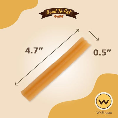 Gootoe Dental Sticks for Dogs, Salmon Dental Treats, Teeth Cleaning Chews for Fresh Breath, Helps Remove Tartar, Omega-3 for Skin and Coat Support, W-Shaped, 8oz