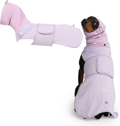 Spark Paws Anxiety Relief Vest for Dogs – Gentle Compression Dog Anxiety Suit, Calming Wrap for Separation Anxiety, Thunder, Fireworks, Suitable for Small Medium and Large Breeds - Purple - Size 5XL