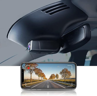 Fitcamx 4K Dash Cam Compatible with Volvo XC40 T4 T5 Model A (Compare Cover Shape), Integrated OEM Look, UHD 2160P Video, Built-in WiFi & APP, Loop Recording, G-Sensor, Easy to Install, 64GB Card