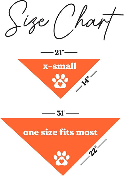 Congrats Dad Dog Bandana | 100% Cotton Adjustable Triangle | Made in USA | Graduation | College | Senior Year | Family Support | Class of |Orange, One Size (420)