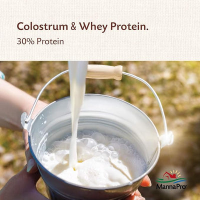 Manna Pro Colostrum Supplement for Newborn Goat Kids | Fortified with Vitamins and Minerals | Helps Promote Healthy Development | 8oz (Pack of 4)