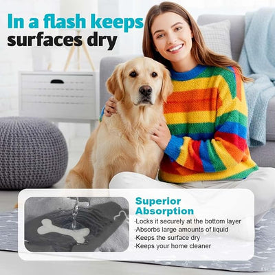 Puppy Pads for Dogs, 2026 New Washable Puppy Pads with Pheromones, Pee Pads for Dogs & Cats, Durable Leak-Proof & Anti-Slip Pet Training Pads for Home & Travel, Reusable (Red, 15.7" x 23.6")