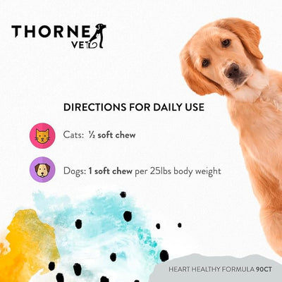 ThorneVet Heart Health Formula and Joint Support Formula Soft Chews Bundle