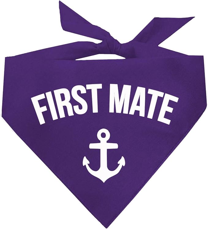 First Mate Dog Bandana (Purple, XS 264)